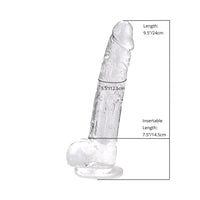 loving-joy-9-inch-dildo-with-balls-clear